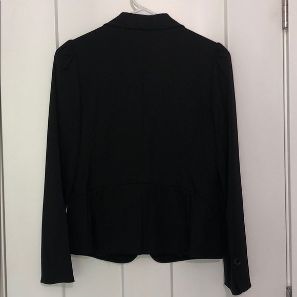 Black Cour Caree Pinstriped Suit in 0/2 - Picture 4 of 7